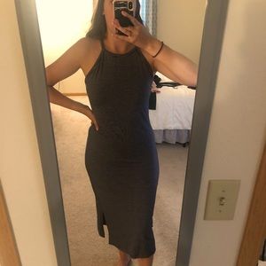 Old Navy medium navy blue striped dress